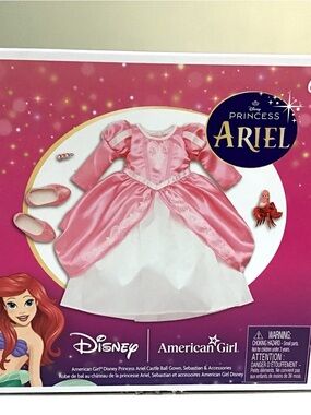 EMPTY BOX ONLY for American Girl Disney Princess Ariel Castle Ball Gown